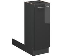 Isla de cocina Vicco Fame-Line Antracita alto brillo 30 cm sin encimera, Model 57000