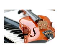 islandburner Prime Poster Violín y Piano Composición Armónica - Póster 130 x 90 cm