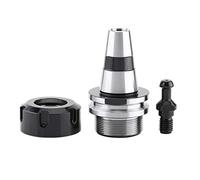 ISO30 ER32 Balance Collet Chuck Acero inoxidable G2.5 30000RPM CNC Herramienta de torno Portaherramientas Plata y negro