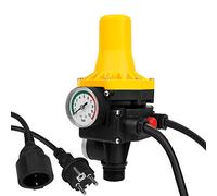 ISOISL Control electrónico de bomba 1100W 9000 l/h - Presostato para agua - Controlador de presión de 10 bar con cable - Interruptor de presión IP65 para bombas de agua - Supervisa el flujo de agua