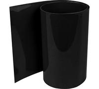 ISOLATECH Tubo termorretráctil PVC Ø191,1mm x 1m 2:1 Negro | Ancho plano 300mm, Sin Adhesivo, Por Metro, Para aislar baterías 18650 y baterías 18650, Sin etiquetar