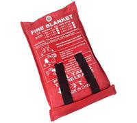 ISOP Manta Ignífuga de Fibra de Vidrio 120 x 180 cm - Emergencia Resistente - Cubierta de Supervivencia de Calidad A - Contra Incendios - Primeros Auxilios