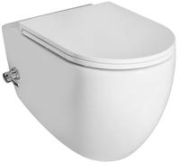 Isvea Infinity inodoro con función de bidé suspendido sin reborde blanco 10NFS1001I