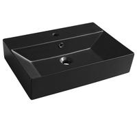 Isvea, lavabo de cerámica con sistema de instalación, 60x42 cm, color mate