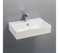 Isvea, lavabo de cerámica, modelo SISTEMA, 60x42 cm, color blanco