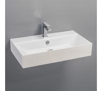 Isvea, sistema de lavabo de cerámica, 70x42 cm, blanco