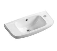 Isvea Small lavabo 51x21.5 cm rectangular clásico blanco brillante 10TP70051