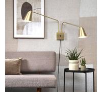 IT´S ABOUT ROMI IT'S ABOUT ROMI: aplique de pared de Bremen, dorado