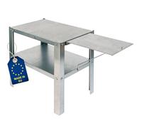 ITA Mesa para Ahumador - Acero Aleado - Soporte Práctico para Ahumador 45x28x40/65 cm - Directamente del Fabricante, Hecho en la UE - Mesa para Ahumadores y Armarios de Ahumado