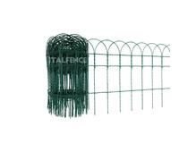 Italfence - Malla metálica decorativa de jardín, galvanizada y plastificada (Todas las alturas) [H 40cm, 10m]
