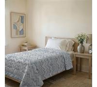 Italian Bed Linen Colcha Ligera de Verano Línea Basic Made in Italy, cubrecama Estampado en Suave Microfibra - Edredón de Primavera Verano de Entretiempo - Jakarta, Individual 160x240 cm