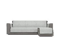 Italian Bed Linen Cubierta de sofá anti-deslizamiento Confort con chaiselongue,190cm, gris,