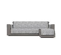 Italian Bed Linen Funda Cubre sofà con Chaise-Longue Derecha “Glamour”, Gris Oscuro, 190 cm, CDDX- Glamour PENISOLA- Grigio S -190