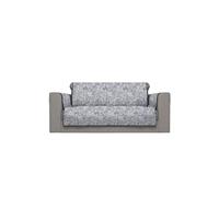 Italian Bed Linen Glamour Funda Cubre sofá Antideslizante de Poliéster, mae in Italy, Azul Oscuro 2 plazas Maxi