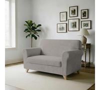 Italian Bed Linen “ Iris” Funda para sofà elástico y Estirable, Paloma Gris, 2 Plazas