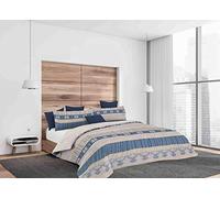 Italian Bed Linen Juego de Funda nórdica Magic Winter, Rudolph Azzurro, 1 Plaza
