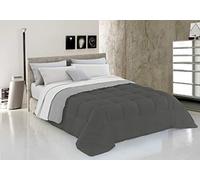 Italian Bed Linen Sogni e capricci Eldrojoòn de Invierno, Gris Claro/Gris Oscuro, 150 x 200 cm