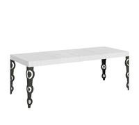 Itamoby Karamay Premium - Mesa extensible (160/420 x 90 cm), color blanco