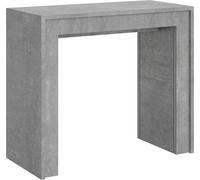 ITAMOBY - Mesa consola extensible de 90x42/302 cm, modelo Mia, color cemento