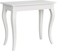 ITAMOBY - Mesa consola extensible de 90x48/204 cm, modelo Olanda Small, madera de fresno, color blanco