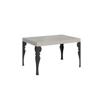 Itamoby - Mesa extensible (120/380 x 90 cm, con patas de color gris