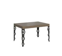 Itamoby Mesa extensible 120/380 x 90 cm Karamay gris con patas antracita