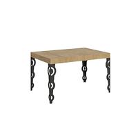 Itamoby Mesa extensible 120/380 x 90 cm Karamay roble naturaleza patas antracita