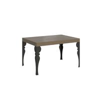 Itamoby Mesa extensible 120/380 x 90 cm Paxon gris con patas antracita