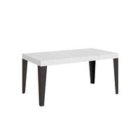 Itamoby - Mesa extensible (130/390 x 90 cm), color blanco