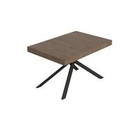 Itamoby Mesa extensible 130/390 x 90 cm Niket nogal patas antracita