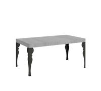 Itamoby - Mesa extensible (140/400 x 90 cm, con patas de color antracita.