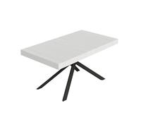 Itamoby Mesa extensible 160/264 x 90 cm Niket blanco fresno patas antracita