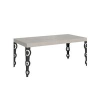 Itamoby Mesa extensible 180/440 x 90 cm Karamay cachemir patas antracita