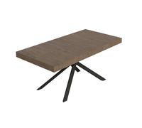 Itamoby Mesa extensible 200/304 x 90 cm Niket nogal patas antracita