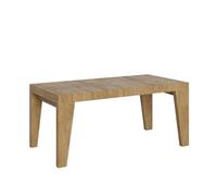 Itamoby - Mesa extensible (90 x 120/224 cm), color roble