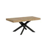 Mesa Extensible 90x120/224 Cm Volantis Premium Roble Nature Estructura Antracita