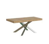 Mesa extensible 90x140/244 cm Volantis Premium Quercia Natura estructura 4/A - Itamoby