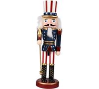 Itonash Soldados Cascanueces, Figuras Tradicionales De Cascanueces Navideñas De 25 Cm Soldado Pintado De Madera De Pino Premium para La Chimenea del Hogar Decoración De La Fiesta del