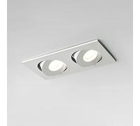 ITOSUI Foco LED empotrable para Techo, lámpara de Acento, Downlight de Techo Interior Ajustable de 2 Luces, focos de Techo Modernos para Sala de Estar, Pasillo y Dormitorio (Color: Blanco-4000K)