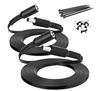 Itramax Cable Extensión 12V DC 3M 2Pack,Cable Power 5.5mm x 2.1mm 22 AWG Corriente para CCTV Seguridad Vigilancia Camera,Cable Alimentacion Hembra a USB Macho para Eufy,TP Link Tapo Camera 5V 9V