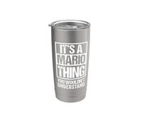 It's A Mario Thing You Wouldn't Understand First Name Vaso térmico de acero inoxidable de doble pared