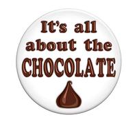 It's All About The Chocolate Button Party Accessory (1 unidad) (1/Pkg)