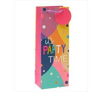 It's Party Time 689090 - Bolsa de regalo con etiqueta para envolver regalos