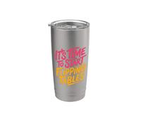 It's Time To Start Flipping Tables Dramatic Rage Office Vaso térmico de acero inoxidable de doble pared