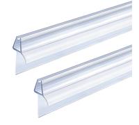 ITTISO Tira selladora para mampara de ducha 2 x 100 cm para espesor de vidrio de 4mm/5mm/6mm Tira de sello de puerta de ducha Cubre hasta 20mm de espacio Tira de sello inferior de puerta de ducha de