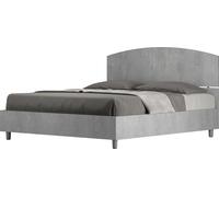 ITYHOME - Cama sin somier, tamaño 160x190, color cemento "Dora"