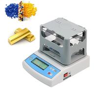 IUokLU Densímetro electrónico de sólidos de alta precisión con pesos de calibración, precisión de 0,001 g/cm3 para detección de densidad de metales, goma y plásticos (MH600A)