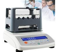 IUokLU Probador electrónico digital de pureza de oro, medidor de densidad sólida de alta precisión con pantalla LCD, rango de densidad de 0,001 ~ 99,999 g/cm3, máquina de prueba de oro para análisis