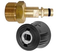 IUSOT Adaptador de lavadora de alta presión con adaptador M22 de 14 mm de conexión rápida para lavadora Karcher K2-K7, conector de manguera, tubo de manguera para lavadora a presión, manguera de