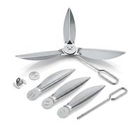 IUSOT Kit de Limpieza One-Touch 22-1/2 Pulgadas para Weber, Piezas de Repuesto para Parrilla Weber de 57 cm, Resistente al Calor y diseño Robusto, Compatible con Weber 7444, para